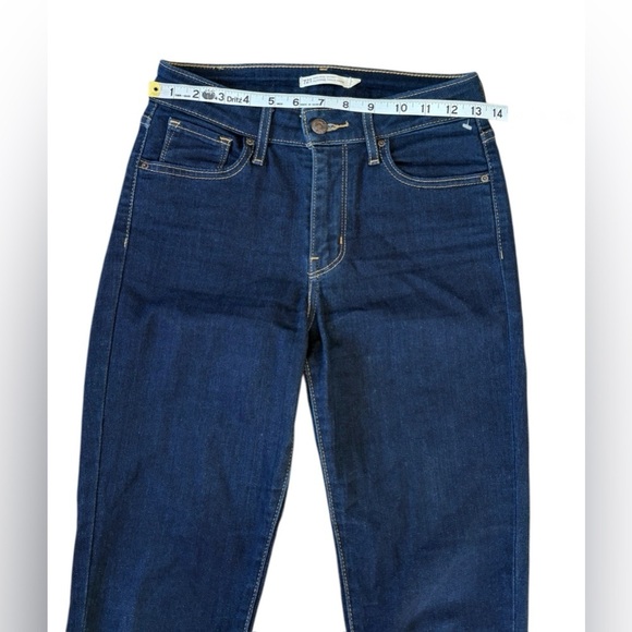 NWOT, Levi's, 721 High Rise Skinny Jeans, Size 26, Dark Blue - Picture 8 of 12
